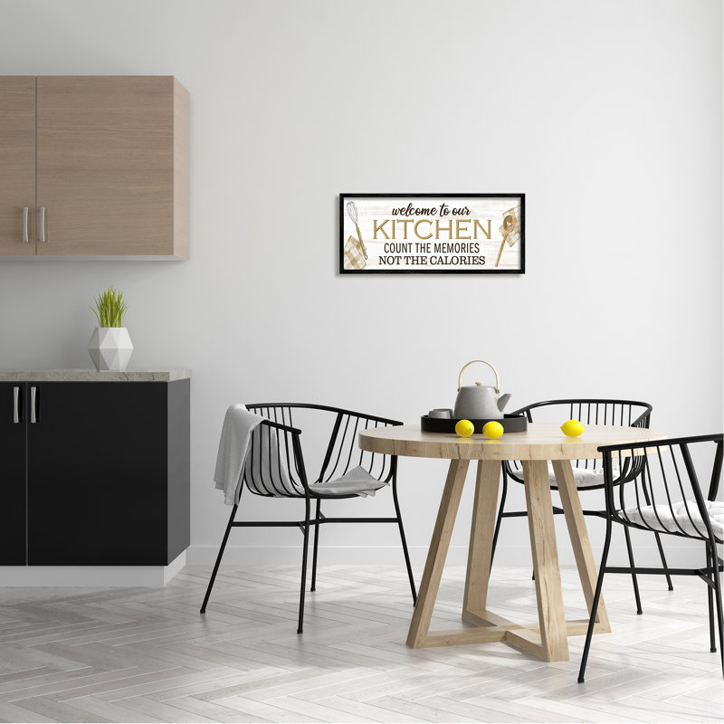 «Bb-011-Canvas Count Memories Not Calories On Canvas» par Kim Allen, reproduction