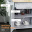 Îlot de cuisine avec chariot, tiroir, armoire de rangement et porte-serviettes-1735691293