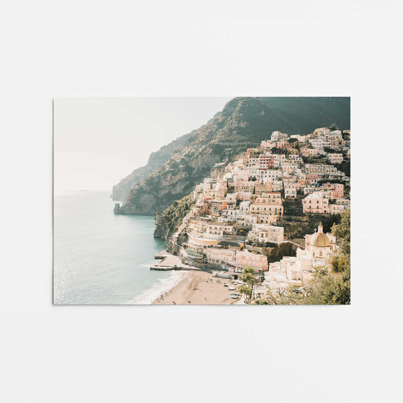 Impression sur toile Seaside Sanctuary, sans cadre, H 18 po x l 24 po x P 0,1 po, Papier