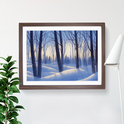 XH1022-10223X Winter Forest Watercolour Vol.2 - Single Picture Frame Print