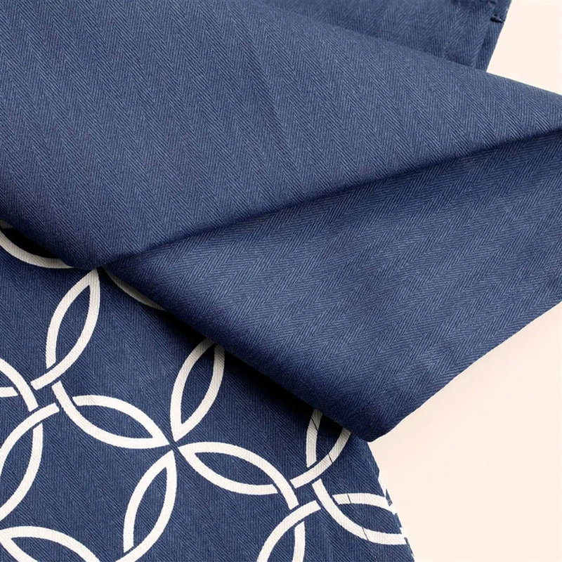 Ensemble de 2 serviettes de cuisine / serviettes de cuisine Indigo Swirl