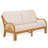 Isaias Rattan Loveseat