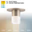 Mini-luminaire encastré cylindrique à intensité variable avec interrupteur de température de couleur Twist-N-Lite: 2700 K, 3000 K, 3500 K, 4000 K et 5000 K-98294115