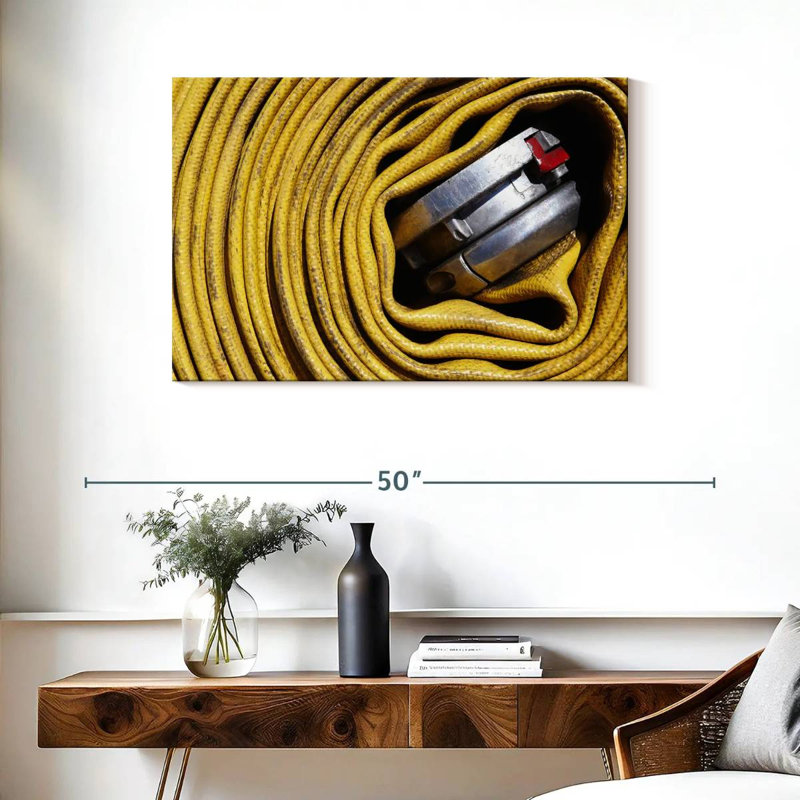 Alcaraz Coiled Fire Hose, 24" H x 36" W