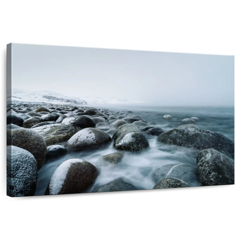 Plage rocheuse Gillard Winter, H 26 po x l 39 po