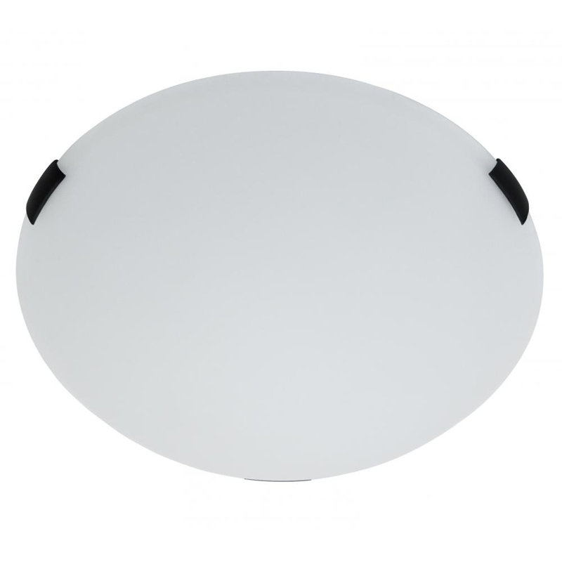 Plafonnier encastré simple 12 po Aimy, 3, Noir