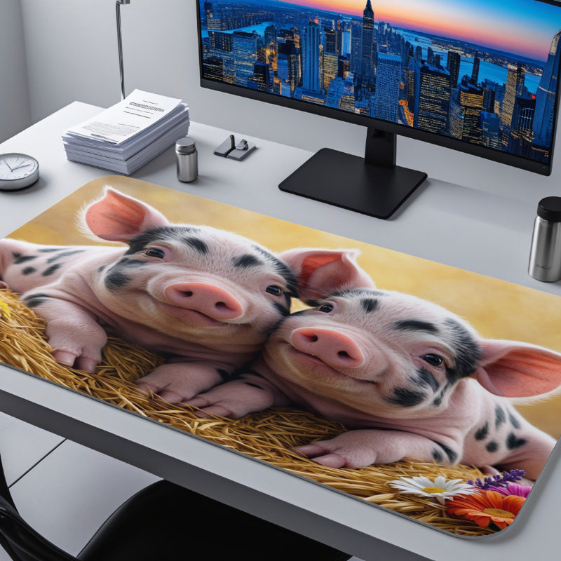 Polyester Desk Pad, 23.6x13.8