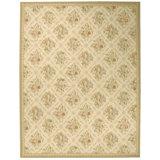 Wool Floral Area Rug