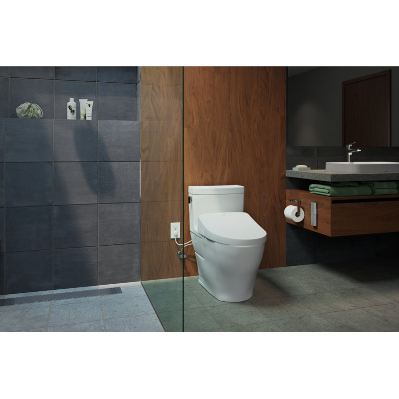 Legato Dual Flush 1.28|0.8 GPF Elongated One-Piece Toilet with S550e Electronic Bidet Seat