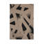 Tapis tissé élégant (4 x 6 pi), 100% polyester, d'une hauteur de poils de 0,4 po | Antibactérien, antidérapant sous la surface | Lavable à la machine, impression numérique 3D | Parfait pour le salon, la chambre à coucher et la décoration intérieure-1984917173