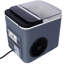 Portable Ice Maker for Kitchen Countertop, Slate Grey Plastic, 9 Bullet Cubes in 6 Mins, 26 lbs Daily