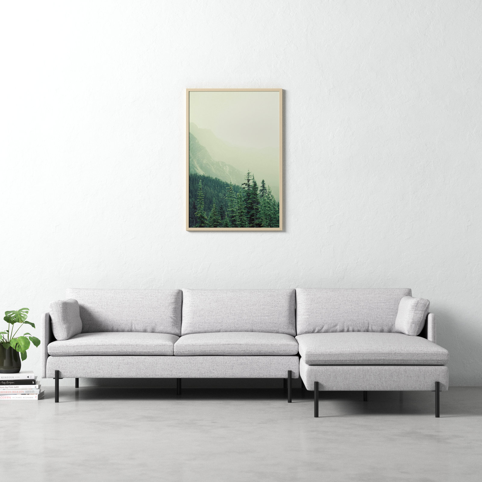 Rocky Mountain by Lynann Colligan, Brown, 41" H x 28" W x 1" D