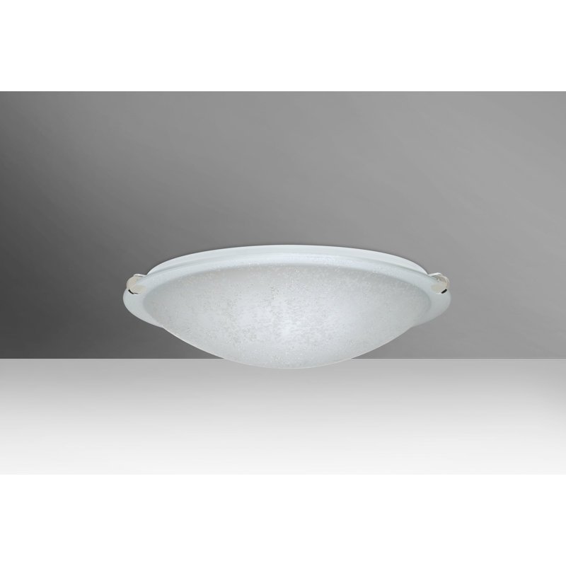 Tajik 1 - Bulb Outdoor Flush Mount, Polished Nickel