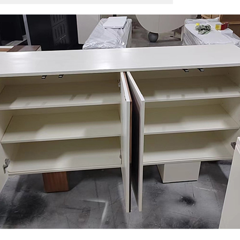 Buffet Nordic, Blanc / brun