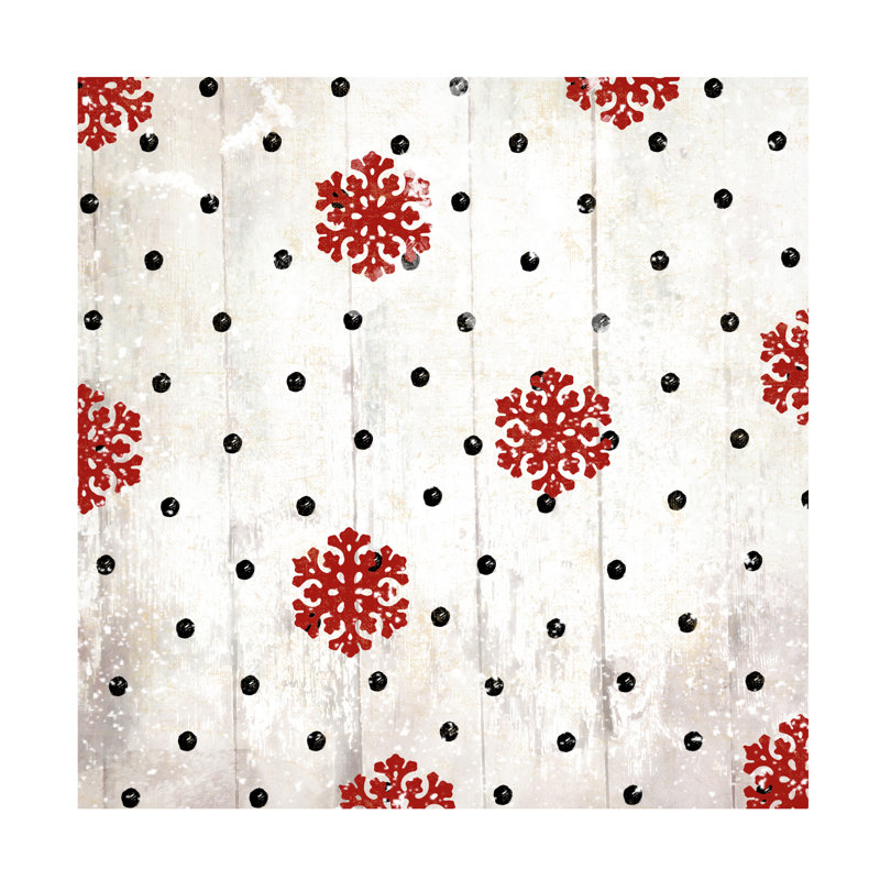 Art sur toile «Bachelor Sasha Cardinal Christmas Iii», H 14 po x l 14 po