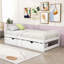 Lit plateforme simple avec 2 tiroirs Yolanthe-87905034