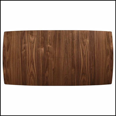 Natural Walnut Rectangular Dining Table, Timeless Design with Modern Functionality and Sturdy Construction for Elegant Dining Spaces.