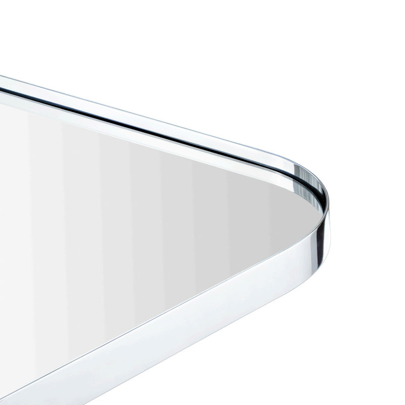 Miroir de salle de bain Kengston, Chrome chrome, 36 po x 30 po