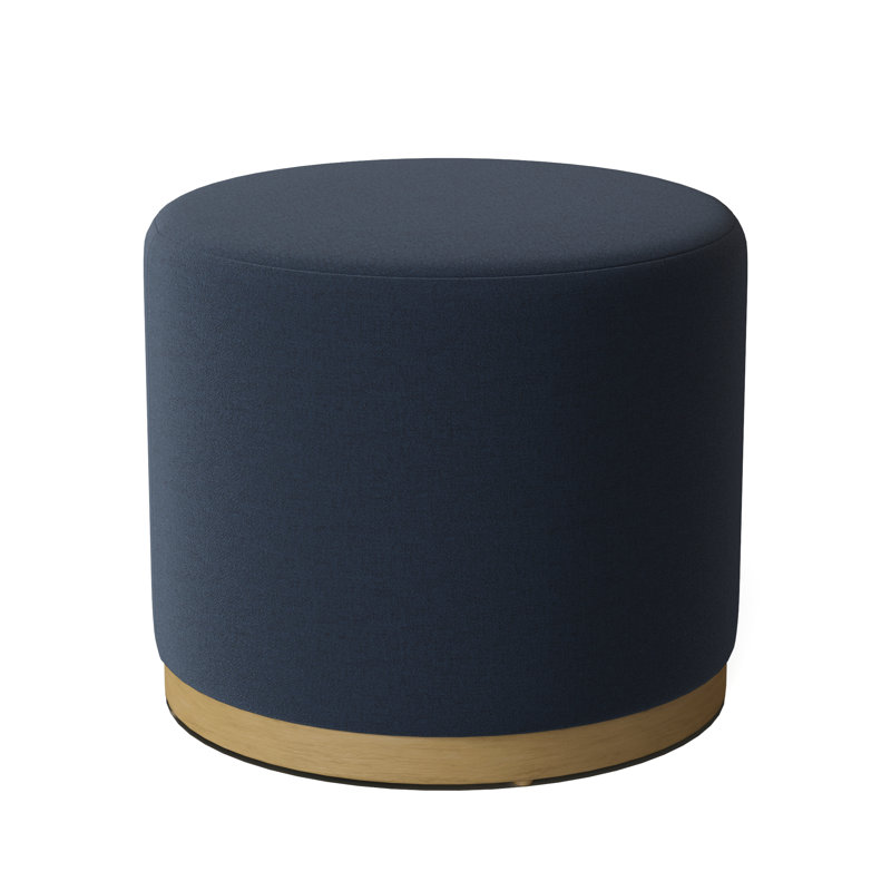 Corbin Upholstered Ottoman, Indigo (8789 90), Charcoal
