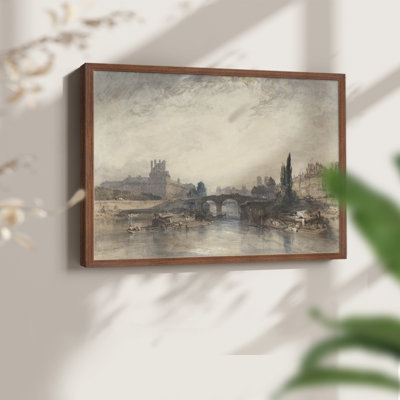 Paysages rétro-CDII - reproduction encadrée - réarmable