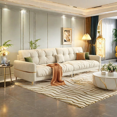 Simple flannelette sofa