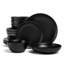 over&back Coupe 16-Piece Semi Hand-Finished Stoneware Dinnerware Set, Service for 4-99305506