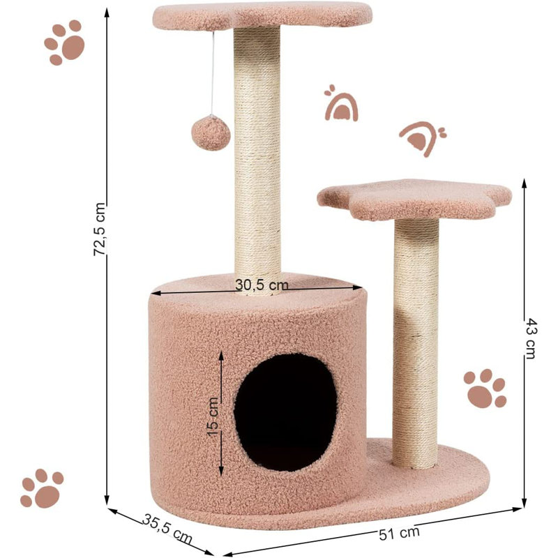 Pecic 72.5cm H Cat Tree