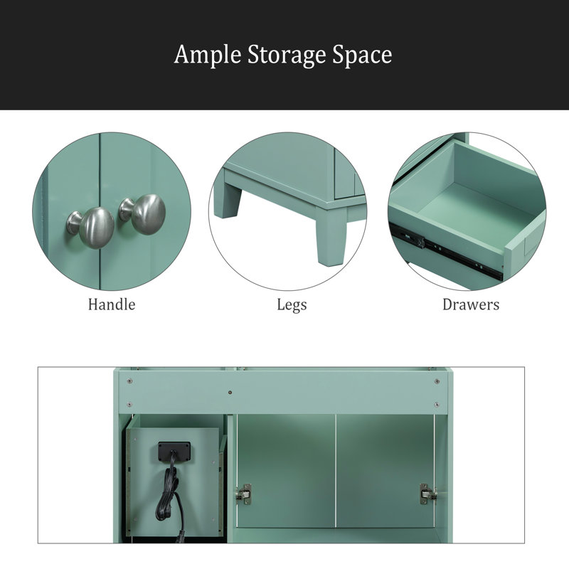[Cabinet Only] 36" Bathroom Vanity(Sink Not Included)
