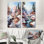 Geyser Winter Scenery - ensemble de 2 reproductions d'art mural Geyser