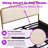 Queen Size Upholstered Metal Bed Frame With Headboard Footboard & 4 Storage Drawers-776349987-776349986