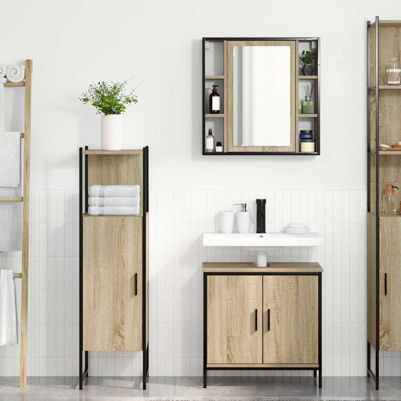 Frame Mounted Bathroom Cabinet
