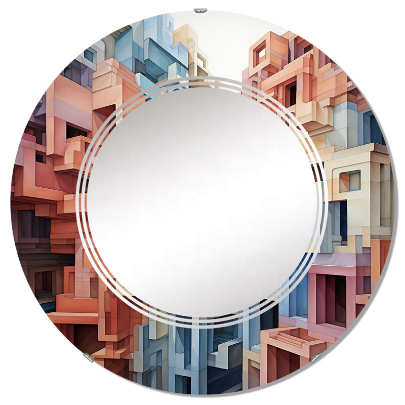 Miroir mural Zoniet, 32 po x 32 po
