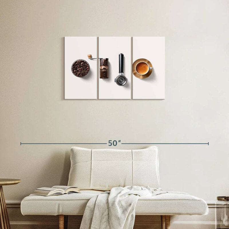 Coffee Equipment Lineup, 20" H x 33" W