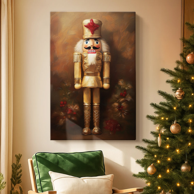 Toile tendue miel-Carol, H 18 po x l 12 po