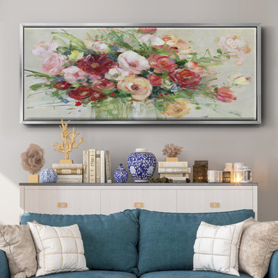 Just Peachy- Framed Canvas