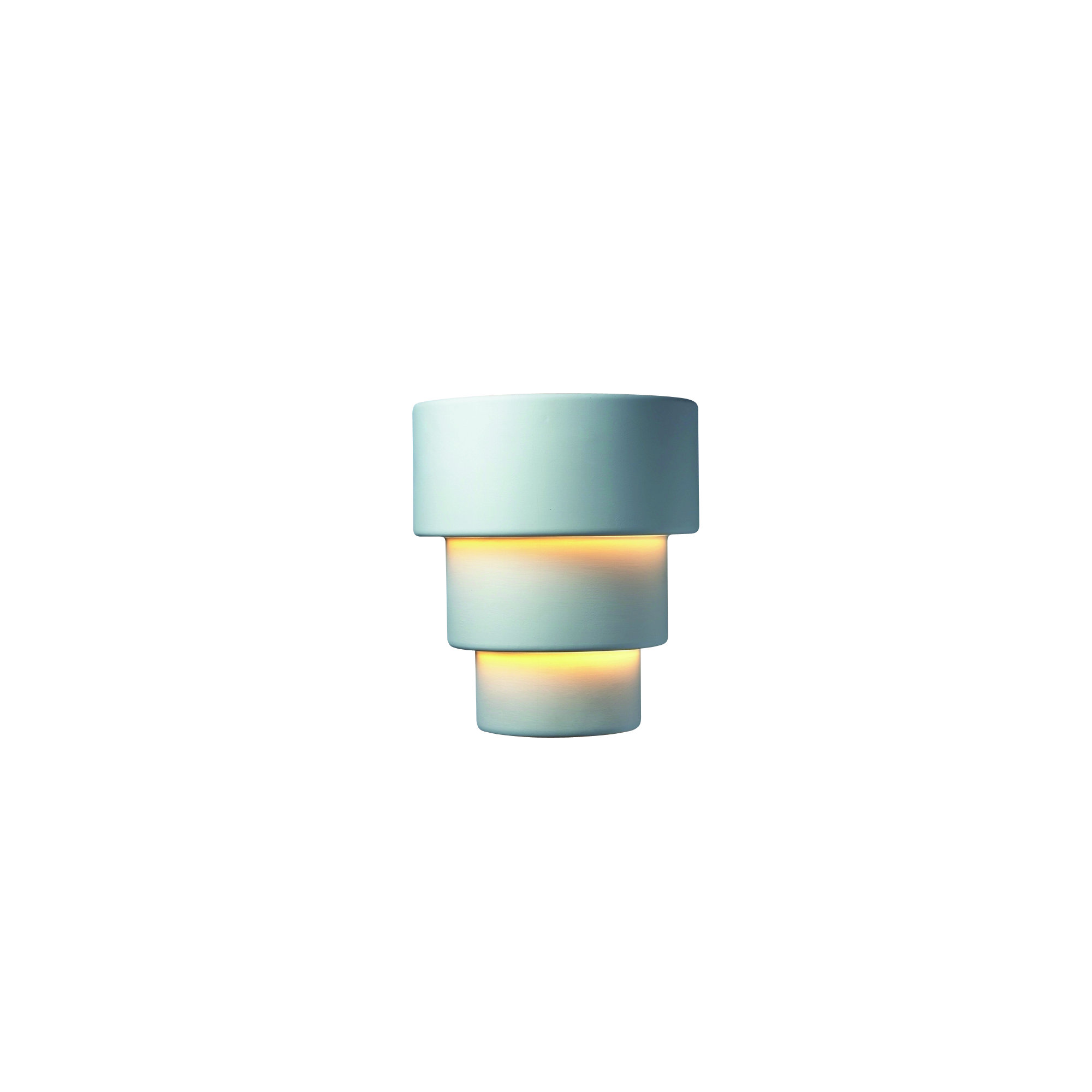 Alvera Ceramic Dimmable Flush Mounted Sconce, Celadon Green Crackle, 10.25" H x 10.75" W x 6.25" D