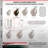 4 Piece Heavy Duty High Temp Phenolic Caster Set