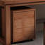 Bureau rectangulaire en bois massif brun noisette-187666254-187666256
