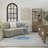 Nourison Prismatic Blue Modern Indoor Rug-992134210