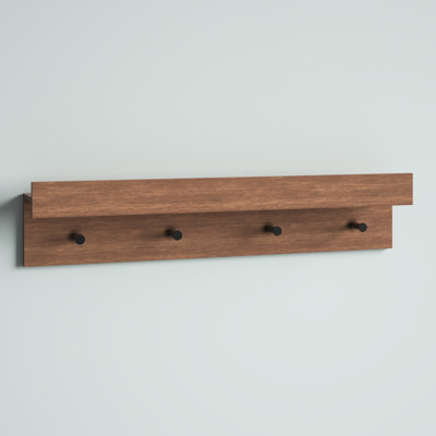 Mercury Row® Creager Accent Shelf with Hooks & Reviews | Wayfair