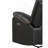 Challenger Modern Contemporary LED Power Recliner Chair Made With Wood And Metal Frame In Black-704994732
