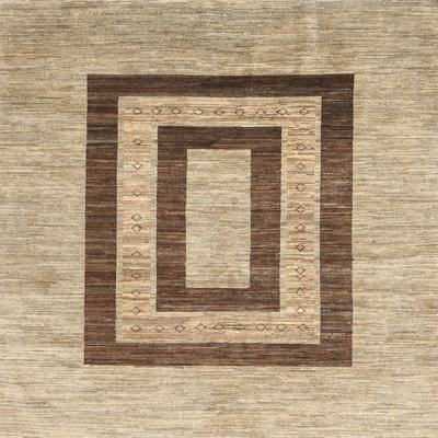 Tapis contemporain brun / gris