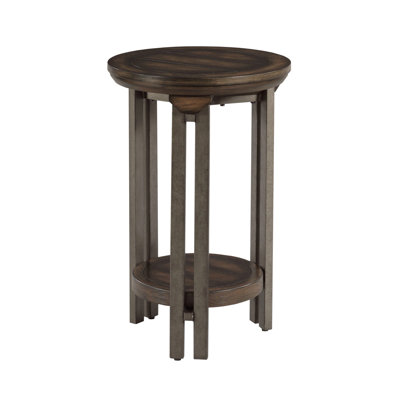 Sprinkel Solid Wood Top End Table