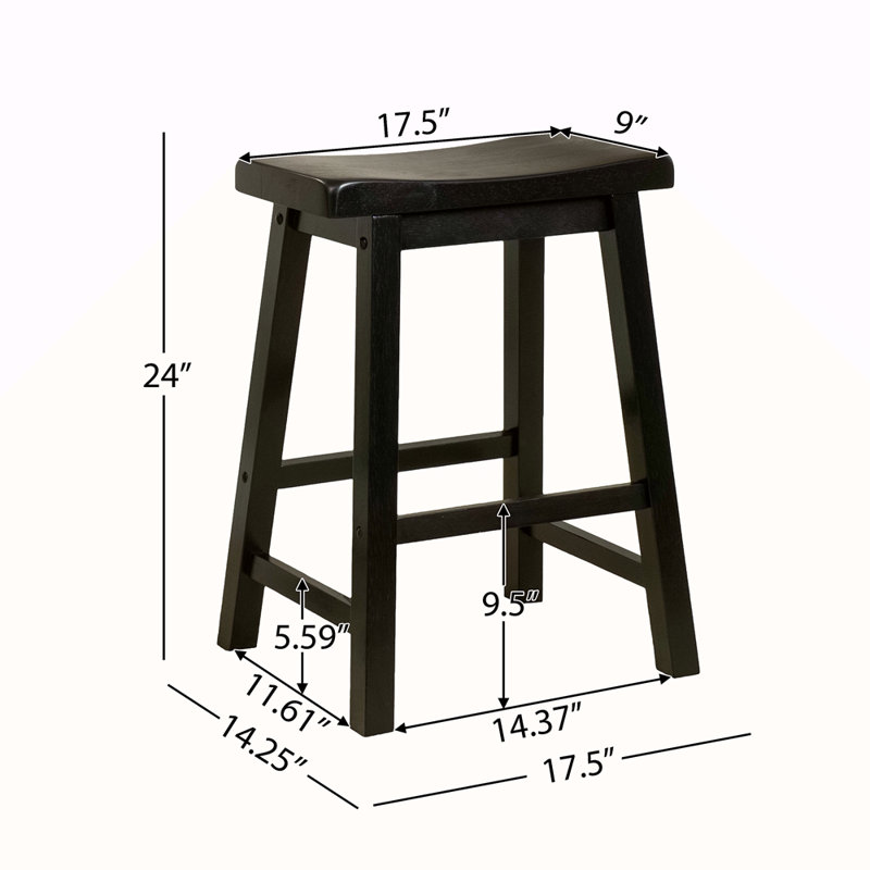 24IN SADDLE STOOL
