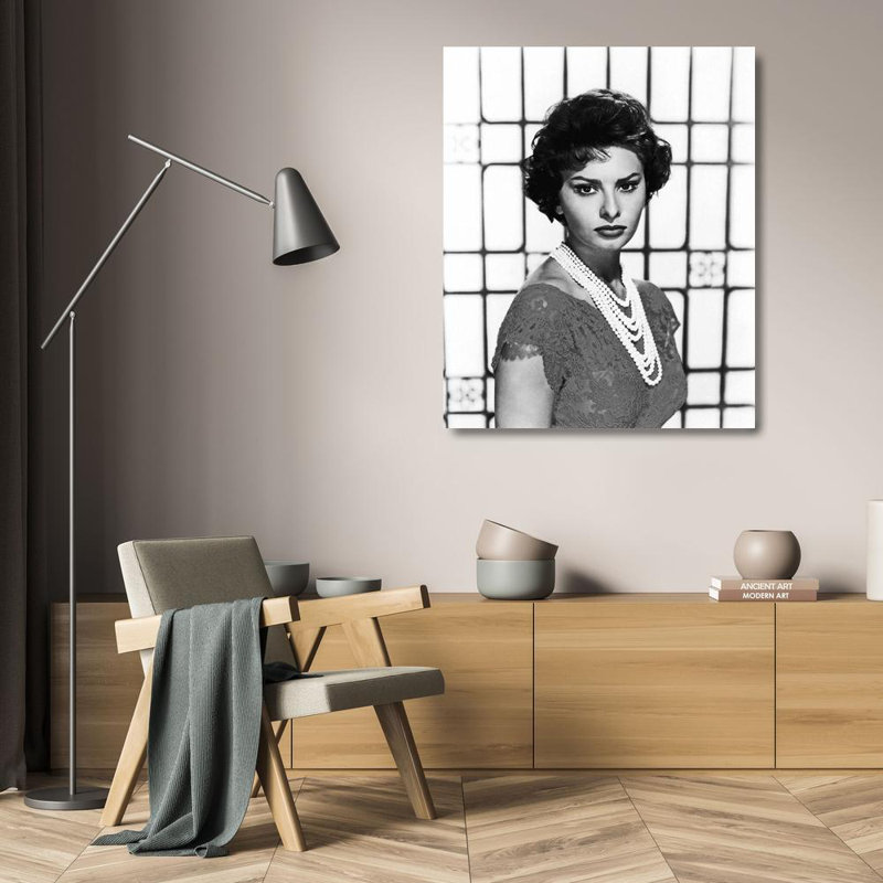 «Red Barrel Studio®», galerie de photos sur toile tendue à Hollywood, Sophia Loren, H 24 po x l 20 po