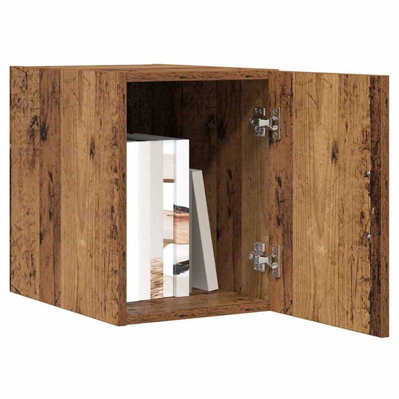 Wall Cabinet 30X42.5X40 Cm Engineered Wood, Brown
