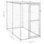 Livingon 180cm H Powder-coated Steel. PE Kennel With Door-37223521
