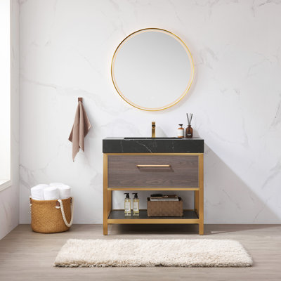 Ensemble de meuble-lavabo simple 36 "avec miroir
