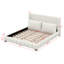 Lit plateforme tapissier avec coutures et 2 coussins-1525681014-1525681019