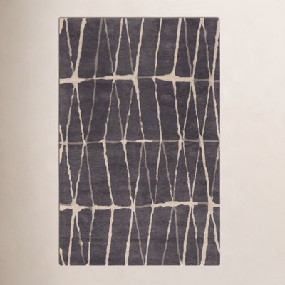 Pete Hand-Tufted Wool Geometric Area Rug